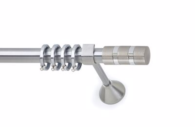 Κουρτινόξυλο φ25 inox Presto